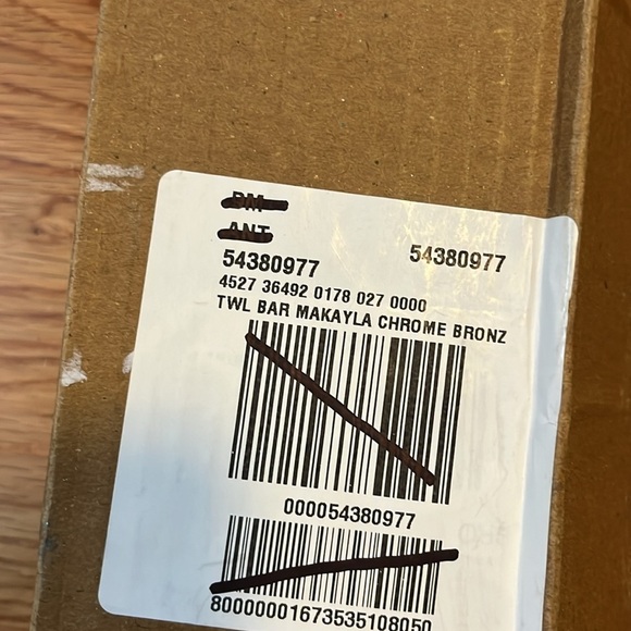 Anthropologie or Mikayla Lucite Towel Bar Size 18” NIB - Picture 6 of 16